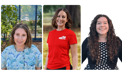 egg Women on Top Summit 2024 speakers - Iona Ratcliffe, Sam Sheppard, Hannah Beecham MBE