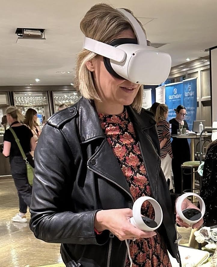 Raison Home photo featuring Kylie Reid in VR Goggles