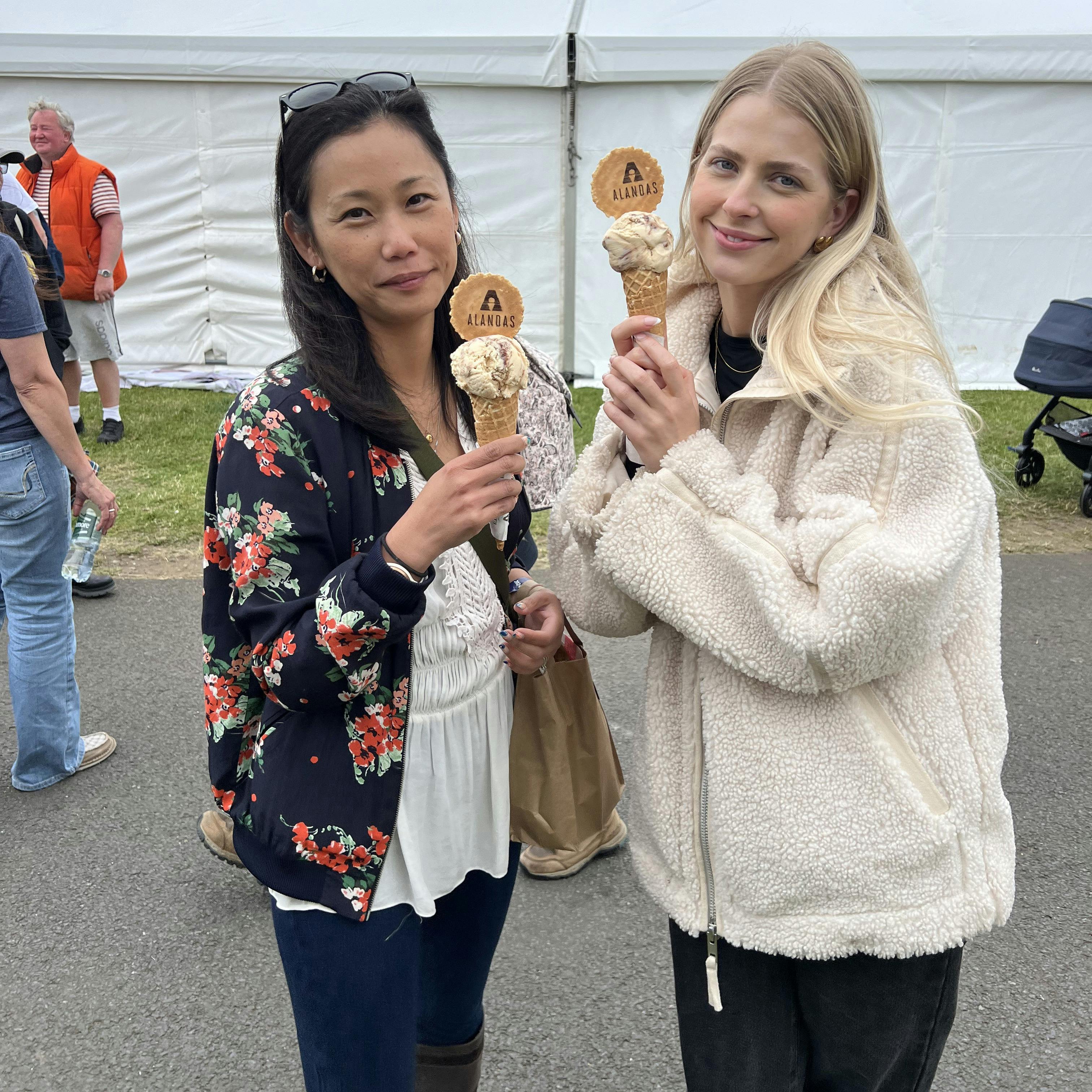 Alandis ice cream food at The Royal Highland Show