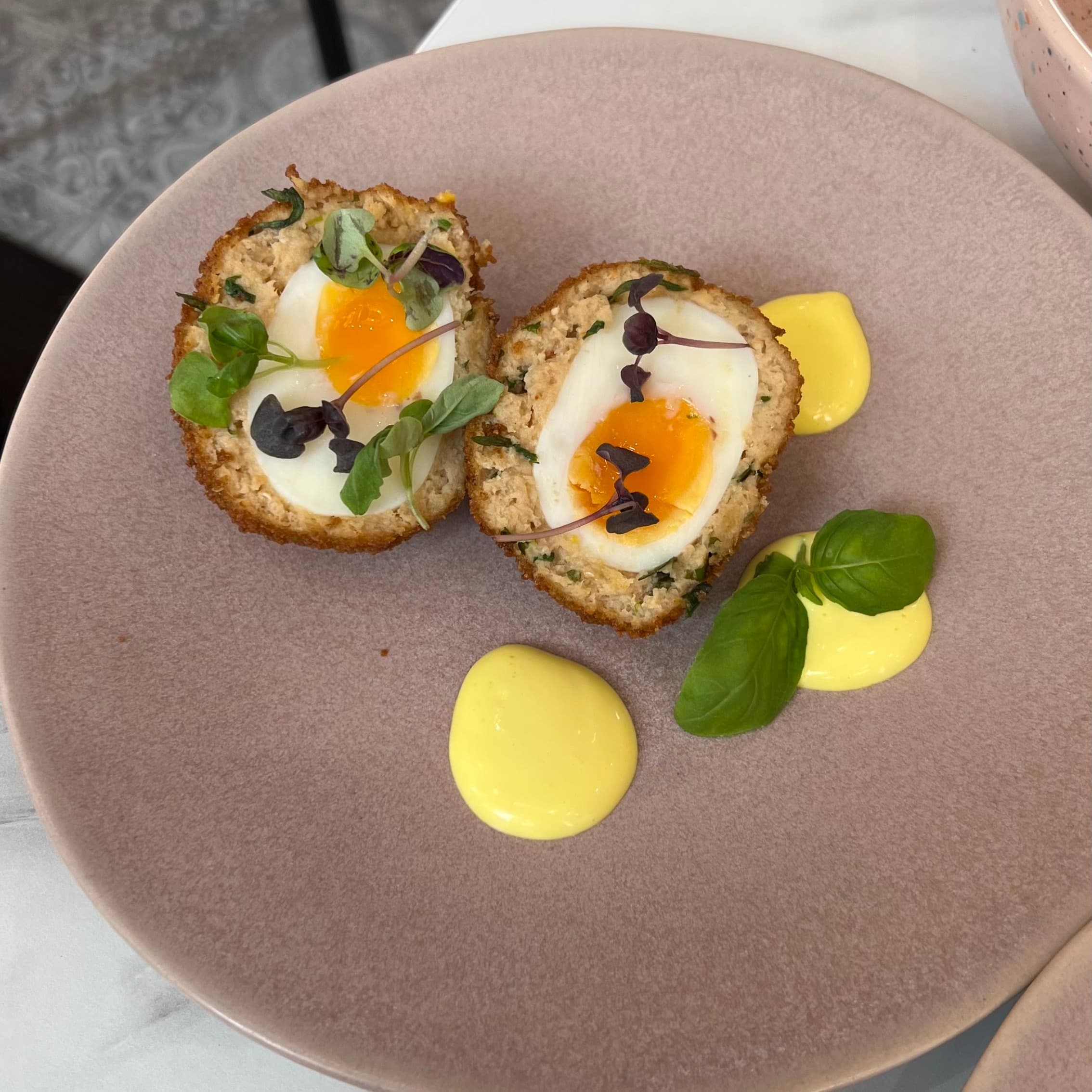 laila crab scotch egg 