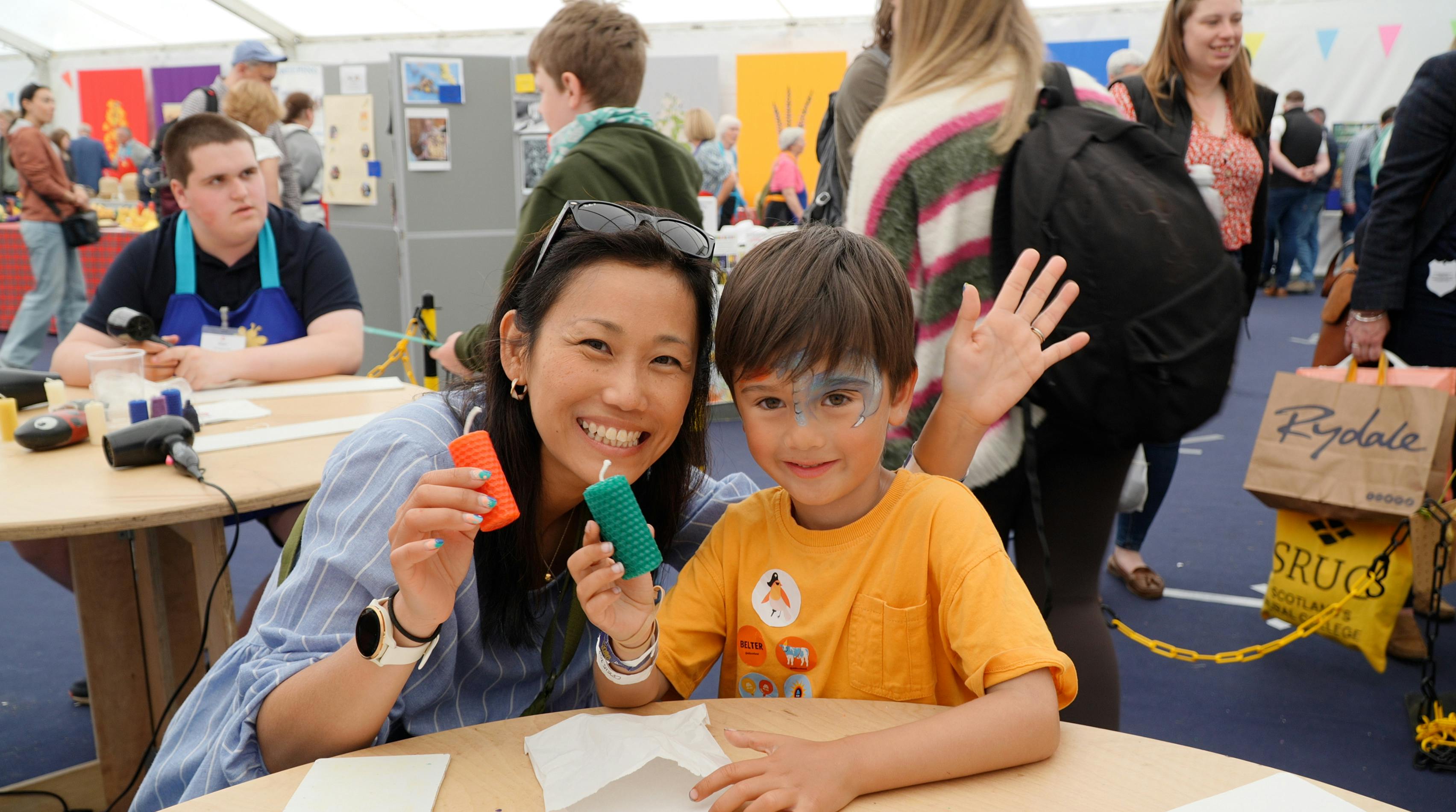 Candle making at the Royal Highland Show