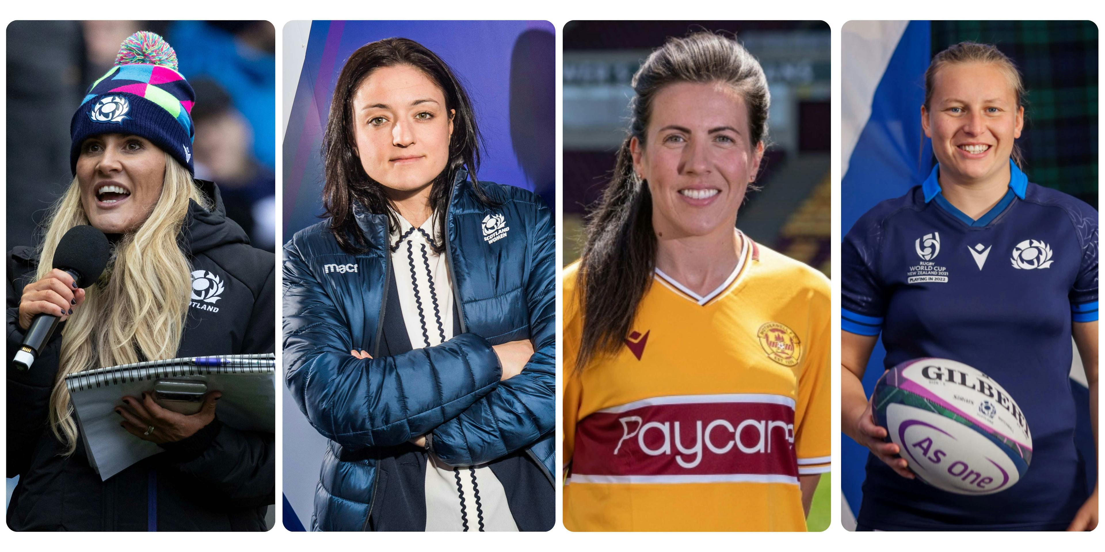 women on top summit 2024, sports panel with: caroline blair, gemma fay, sarah law and leanne crichton